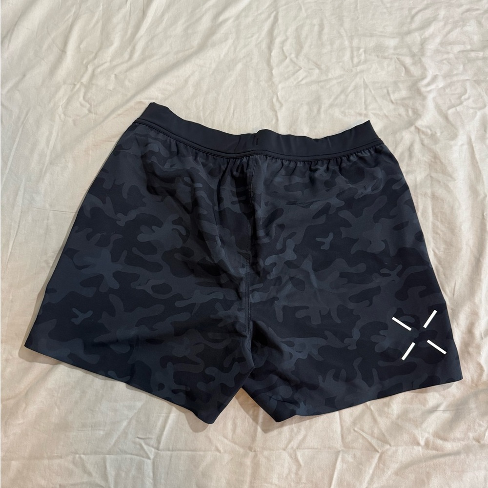 Ten Thousand Black Camo Athletic Shorts, 5 inch inseam